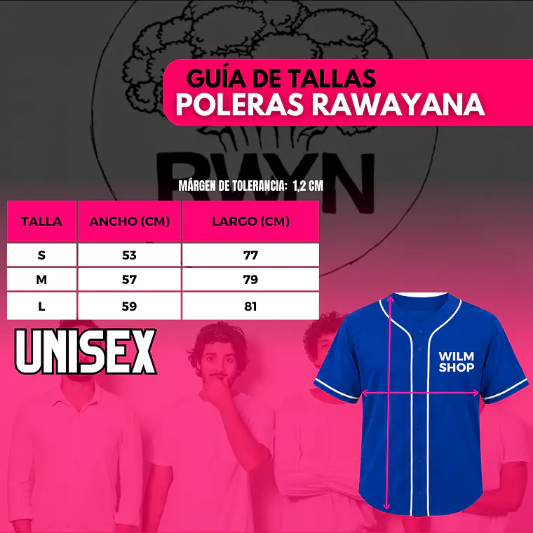 CAMISETA BEISBOL RAWAYANA #1 2