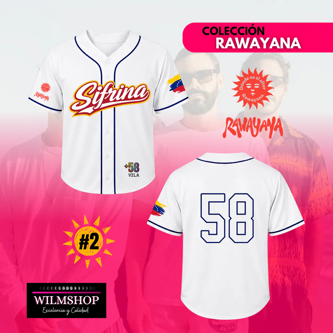 CAMISETA BEISBOL RAWAYANA #2 1
