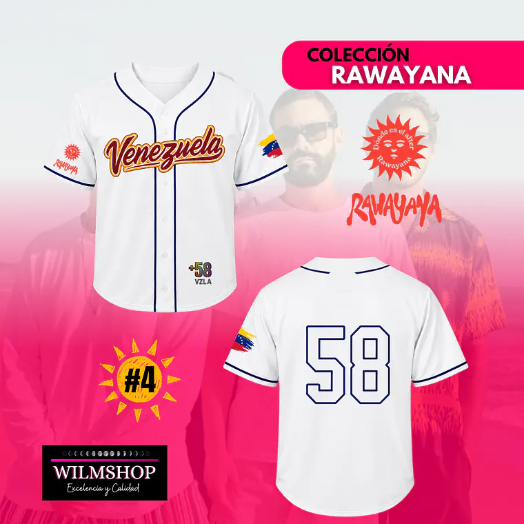 CAMISETA BEISBOL RAWAYANA #4 1