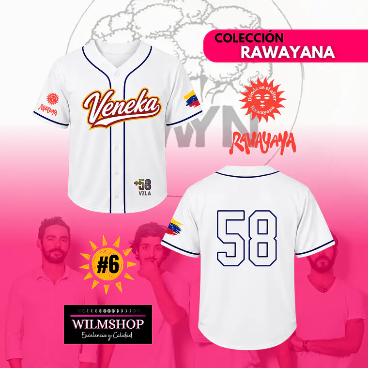 CAMISETA BEISBOL RAWAYANA #6 1