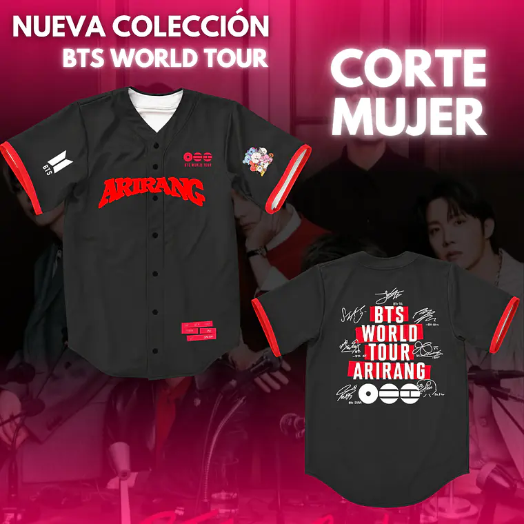 CAMISETA MUJER ARIRANG WORDL TOUR #2 1