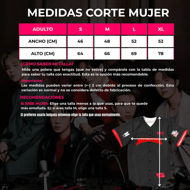 CAMISETA MUJER ARIRANG WORDL TOUR #2 2