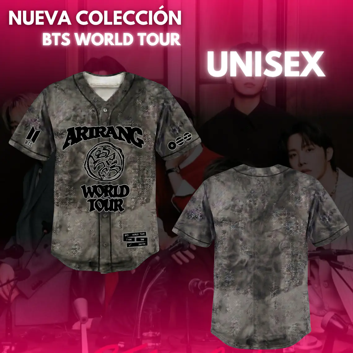 CAMISETA UNISEX ARIRANG WORDL TOUR #3 1