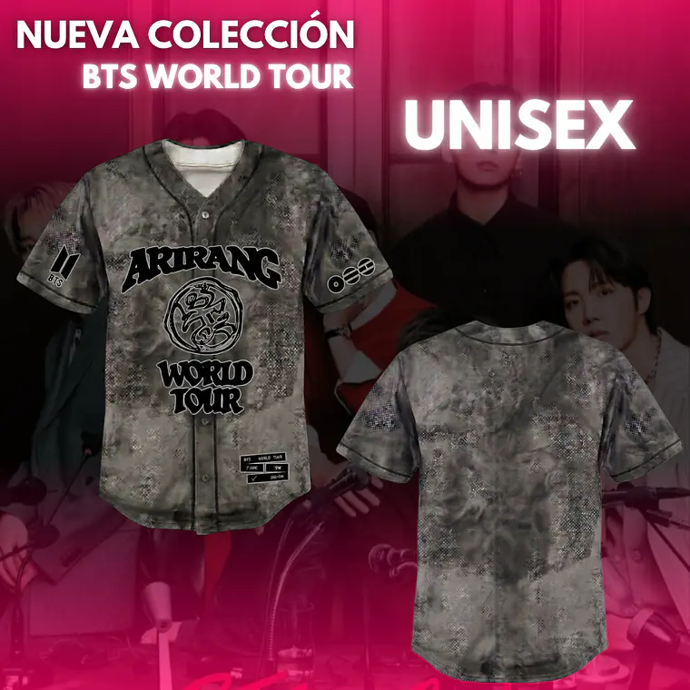 CAMISETA UNISEX ARIRANG WORDL TOUR #3 1