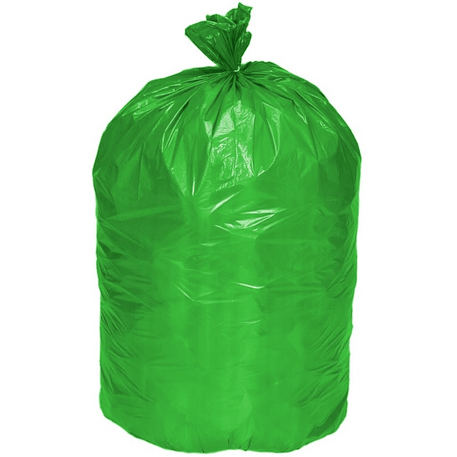 Bolsa Basura Verde 50X70X30 10Un