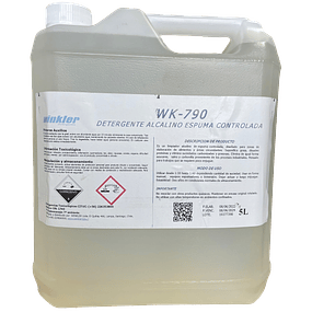 Detergente Alcalino con Espuma Controlada WK-790 5Lt