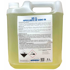 Cloro, Hipoclorito de Sodio al 5% WK-Cl5 5Lt