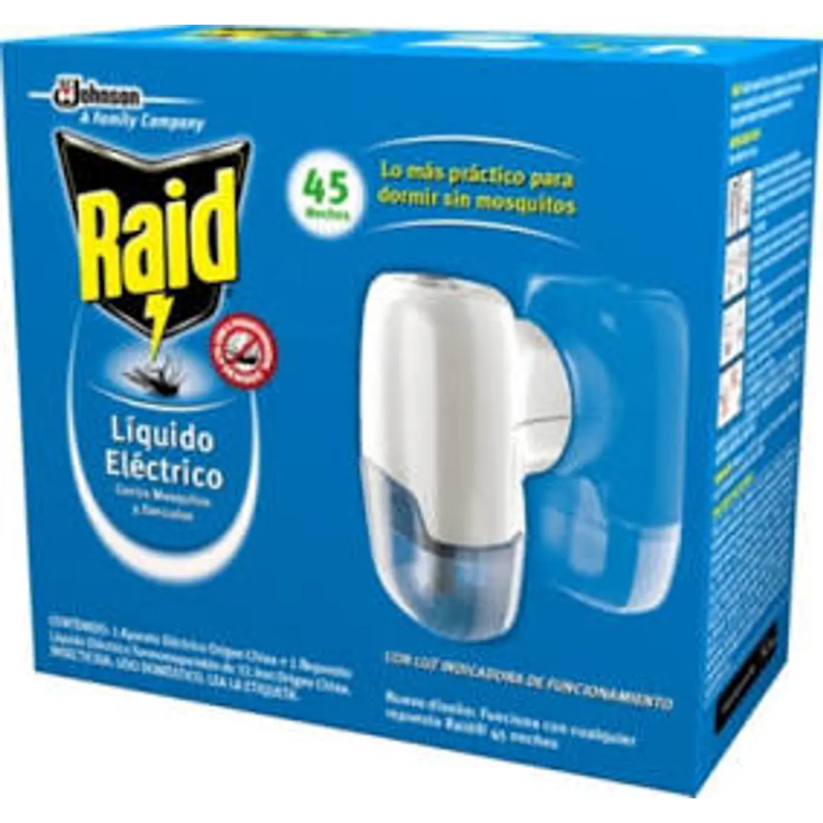 Insecticida Liquido Electrico Raid Aparato y Recarga