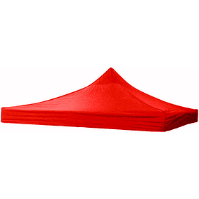 Carpa Proteccion Impermeable Filtro Uv Toldo Rojo 3X3Mt