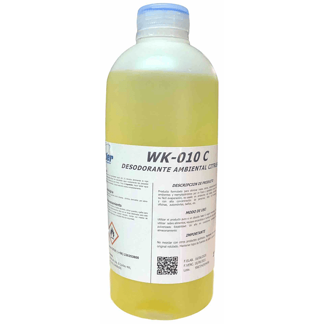 Desodorante Ambiental Citrus WK-010C 1Lt