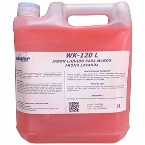 Jabon Liquido Perlado Lavanda WK-120L 5Lt