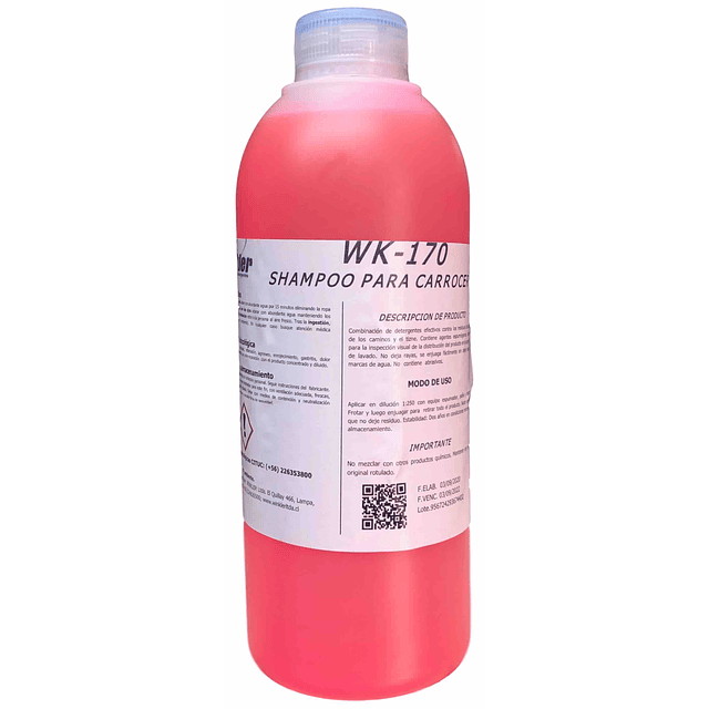 Shampoo Lavado de Vehiculos WK-170 1Lt