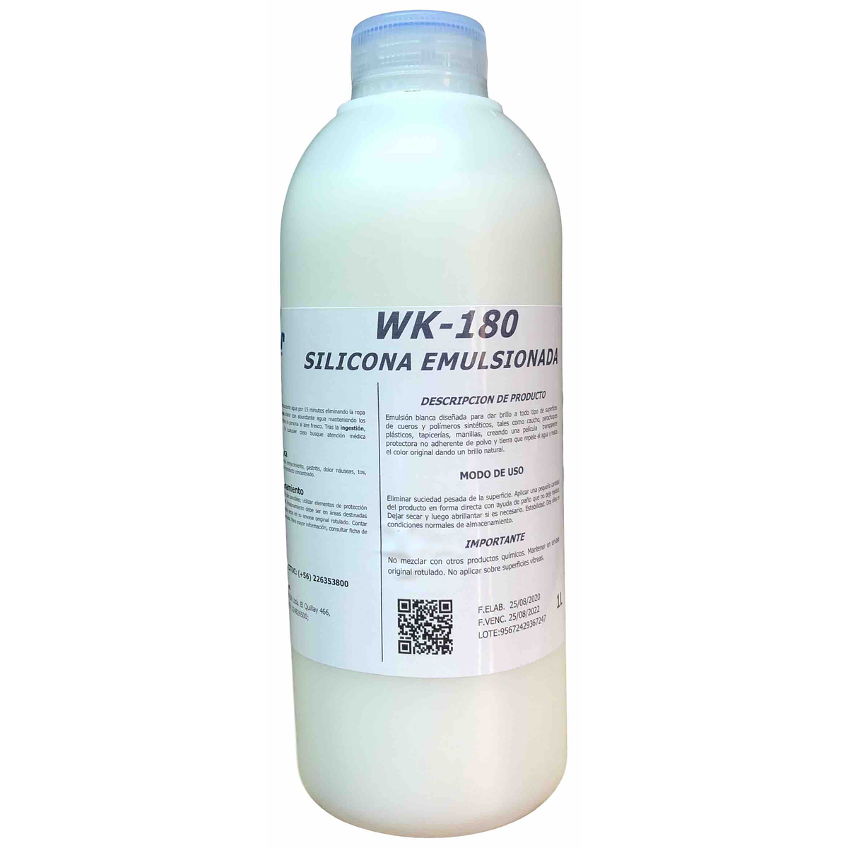 Silicona Emulsionada Industrial WK180 1Lt