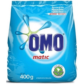 Detergente en Polvo Omo 400Gr