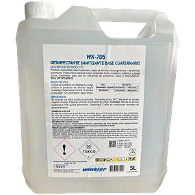 Desinfectante Sanitizante A.C. Industria Alimentos WK-705 5Lt