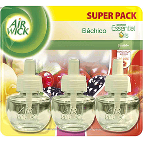 Aromatizante Electrico Aroma Surtido Pack Air Wick 3Un