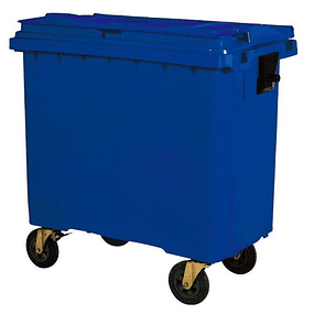 Contenedor de Basura Azul 770Lt