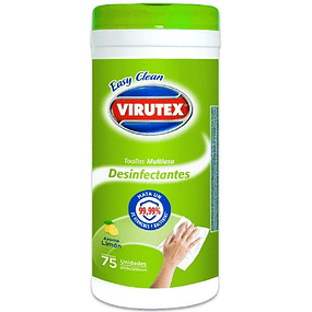 Toallas Humedas Desinfectantes Virutex 75Un