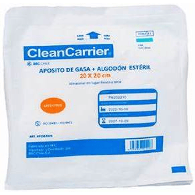 Aposito Hidrofilo 20x20cm Un