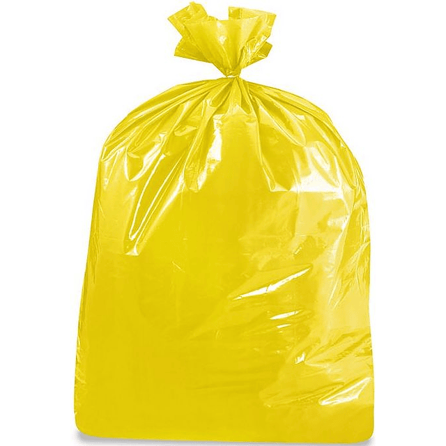 Bolsa Basura Amarilla 80X120X30 10Un