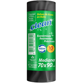 Bolsa Basura Clean 70X90 10Un