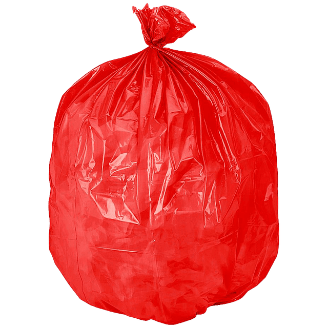 Bolsa Basura Roja 80X110X30 10Un