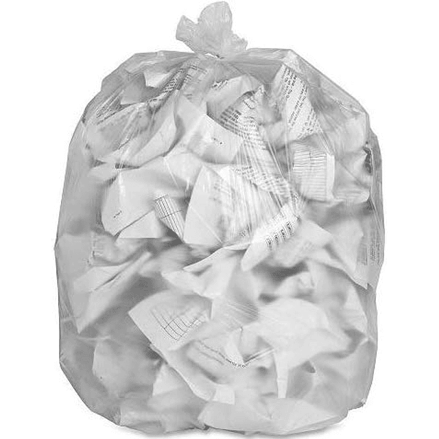 Bolsa Basura Transparente 90X110X35 10Un