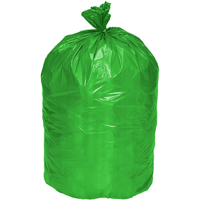 Bolsa Basura Verde 50X55X20 10Un