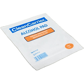 Toalla impregnada alcohol pad 15x15cm 30un