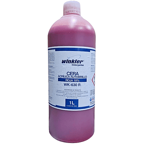 Cera Acrilica Autobrillo Roja 18% WK-630 R 1L