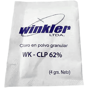 Cloro Granulado 62% Sachet de 4Gr
