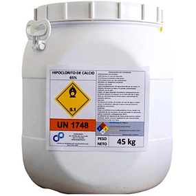 Cloro, Hipoclorito de Calcio 45K