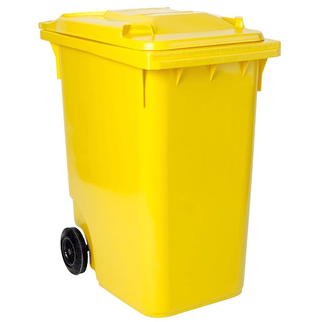 Contenedor de Basura Amarillo 360Lt