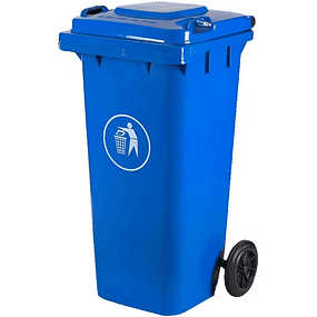 Contenedor de Basura Azul 120Lt
