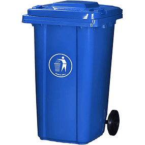 Contenedor de Basura Azul 240Lt
