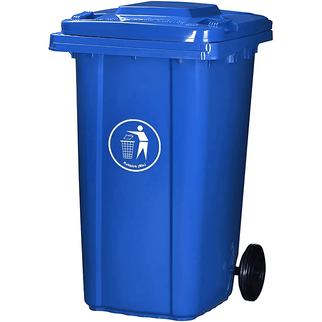 Contenedor de Basura Azul 360Lt