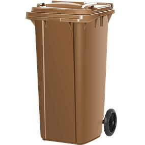 Contenedor de Basura Cafe 120Lt