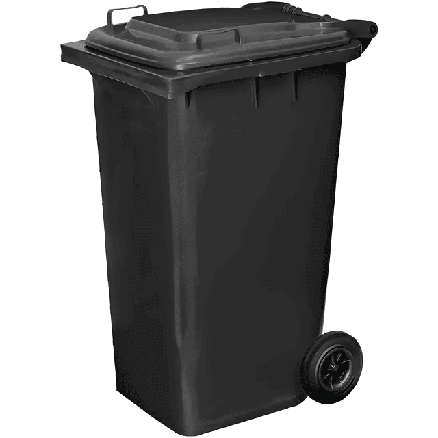 Contenedor de Basura Gris Oscuro 120Lt