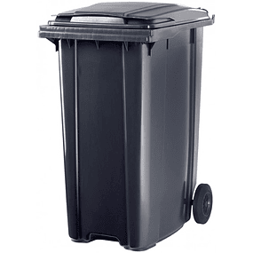 Contenedor de Basura Gris Oscuro 240Lt