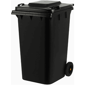 Contenedor de Basura Gris Oscuro 360Lt