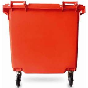 Contenedor de Basura Rojo 1100Lt