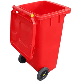 Contenedor de Basura Rojo 120Lt