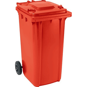 Contenedor de Basura Rojo 240Lt