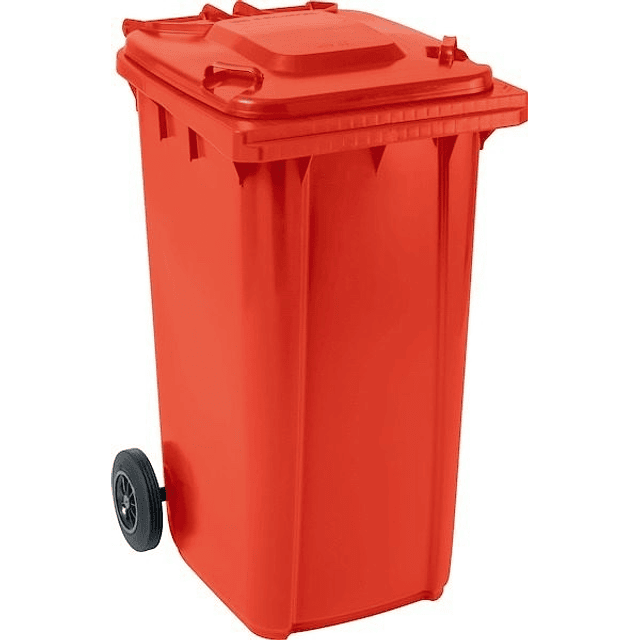 Contenedor de Basura Rojo 240Lt