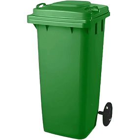 Contenedor de Basura Verde 120Lt
