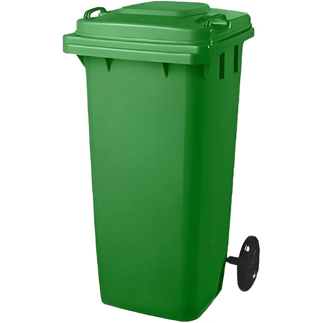 Contenedor de Basura Verde 120Lt