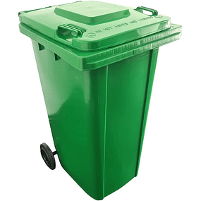 Contenedor de Basura Verde 240Lt