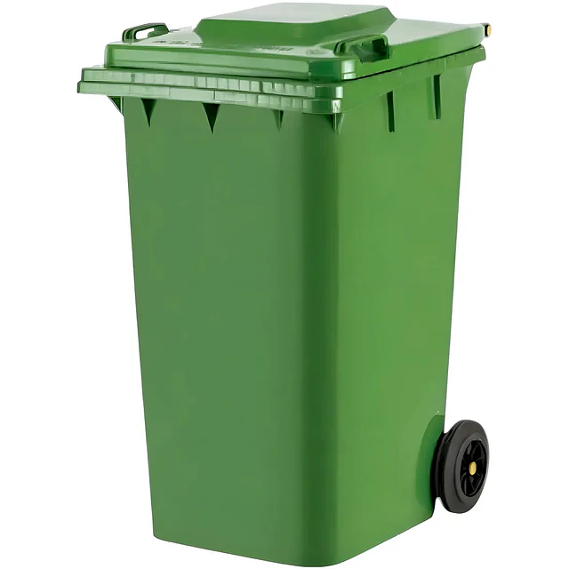 Contenedor de Basura Verde 360Lt