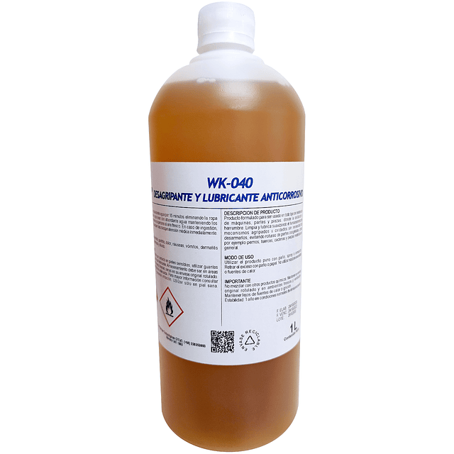 Desagripante y Lubricante Anticorrosivo WK-040 1L
