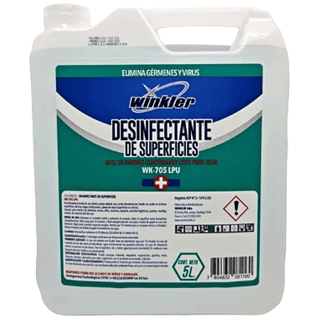 Desinfectante Ac 0.3% Uso Directo WK-705LPU 5L